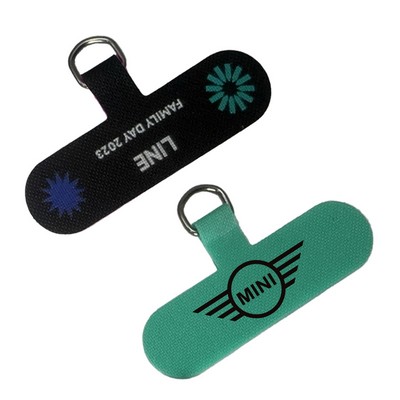 Printed Durable Phone Tether Tab with D-Ring